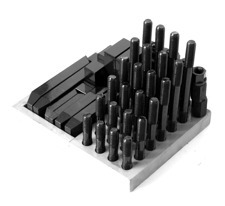 Clamping set M6 in wooden tray Clamping set M6 in wooden tray