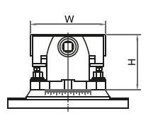Zeichnung 2 Fräsmaschinenschraubstock mechanisch, Typ MSK 125