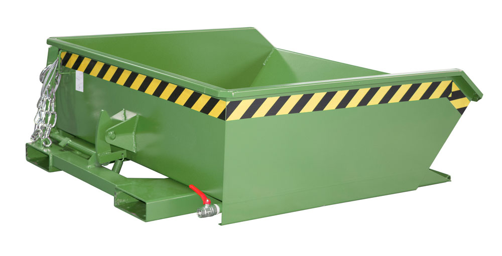 Mini-Spänebehälter SMGU 460 lackiert resedagrün RAL 6011