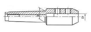 Drawing End mill adapter WELDON, MT 3 / D: 10 mm