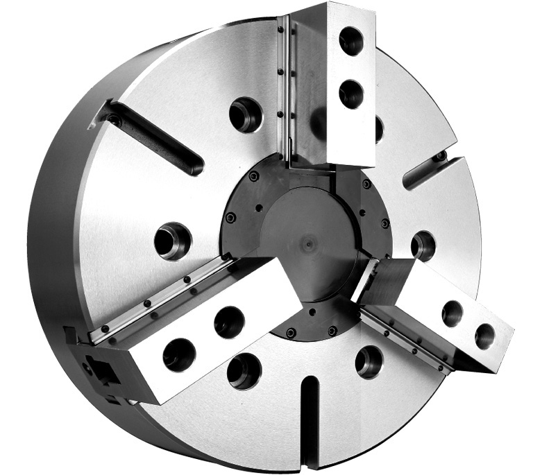 Three-jaw power chuck V-208A6 Ø 210 mm