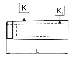 Drawing Spindle sleeve MT 5/2