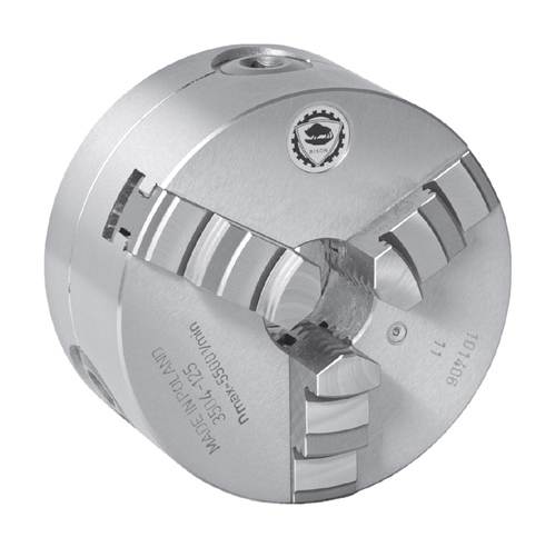 Dreibacken-Drehfutter Typ 3504-100 Dreibacken-Drehfutter Typ 3504-100