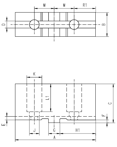 Drawing Soft top jaws for 4-jaw scroll chucks Ø 250 mm