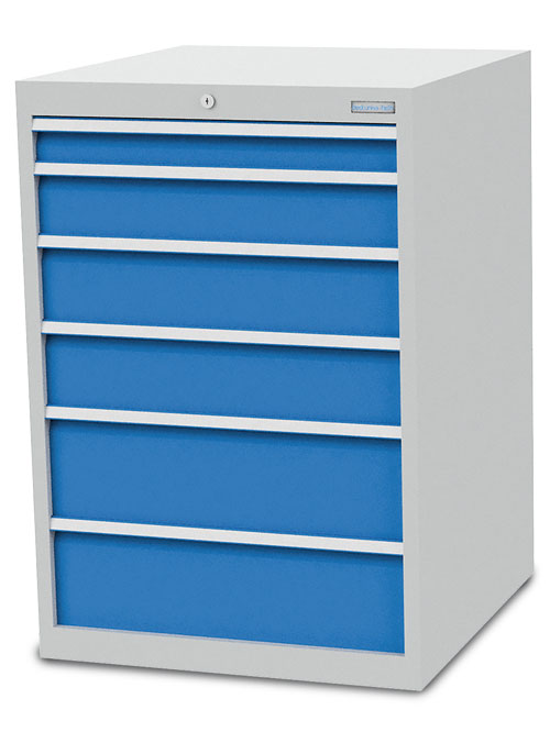 Schubladenschrank B 705 x T 736 x H 1019 mm mit 6 Schubladen R 24-24 Schubladenschrank B 705 x T 736 x H 1019 mm mit 6 Schubladen R 24-24