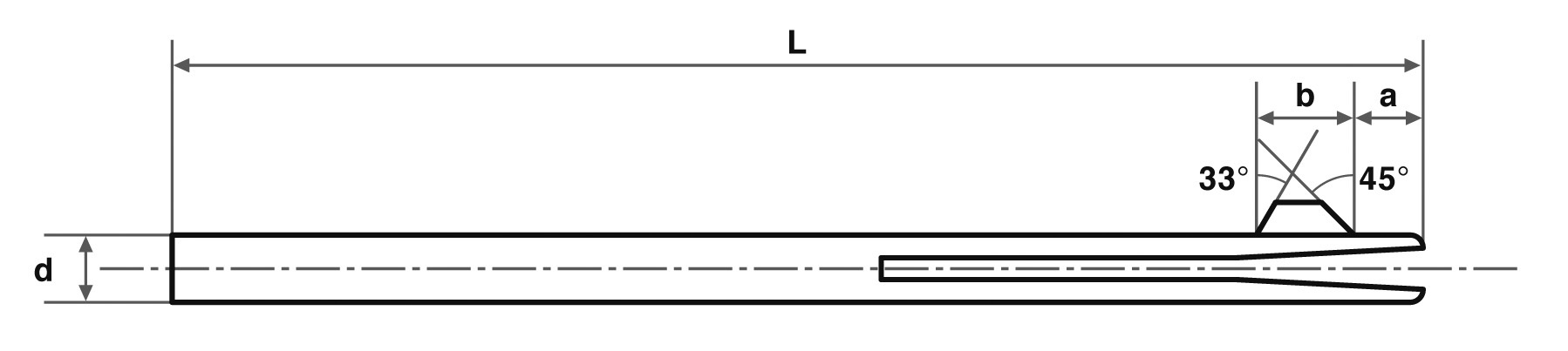 Drawing Deburring tool X-Grat Ø 3,55 - 3,96 mm, XG-3,55 Drawing Deburring tool X-Grat Ø 3,55 - 3,96 mm, XG-3,55