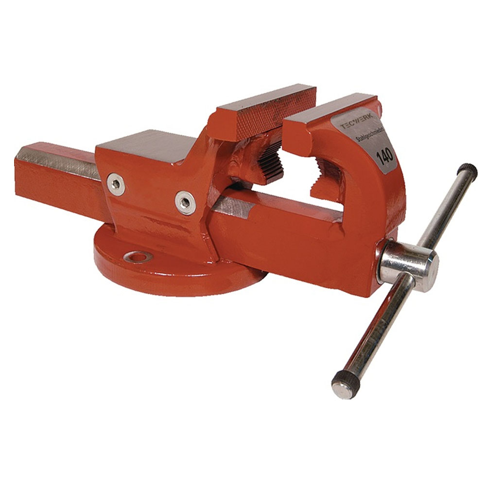 Schraubstock 140 mm, Backen eingeschweißt
