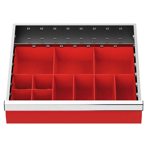 Kleinteilekästen 12-teilig R 18-16 Schubladennutzmaß 450 x 400 mm Kleinteilekästen 12-teilig R 18-16 Schubladennutzmaß 450 x 400 mm