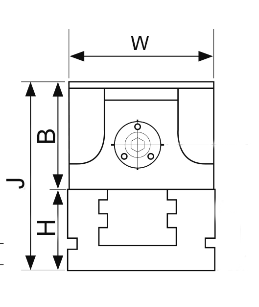 Zeichnung 2 Schraubstock, zentrisch spannend ZSM2-130