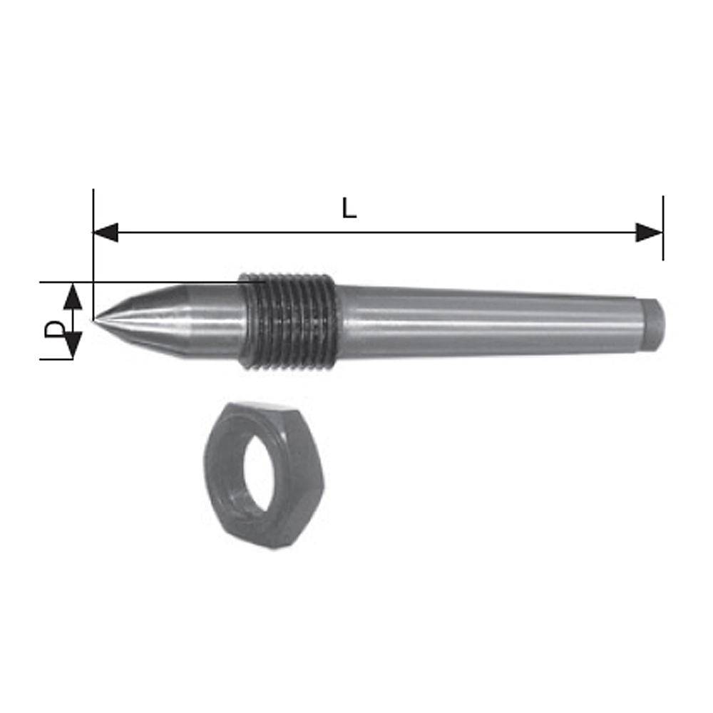 Fixed centre MT5 type 508 DIN 807