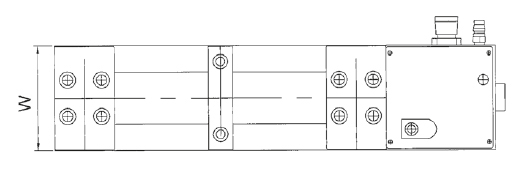 Zeichnung 1 Doppelspanner, pneumatisch DPSP-160 Zeichnung 1 Doppelspanner, pneumatisch DPSP-160