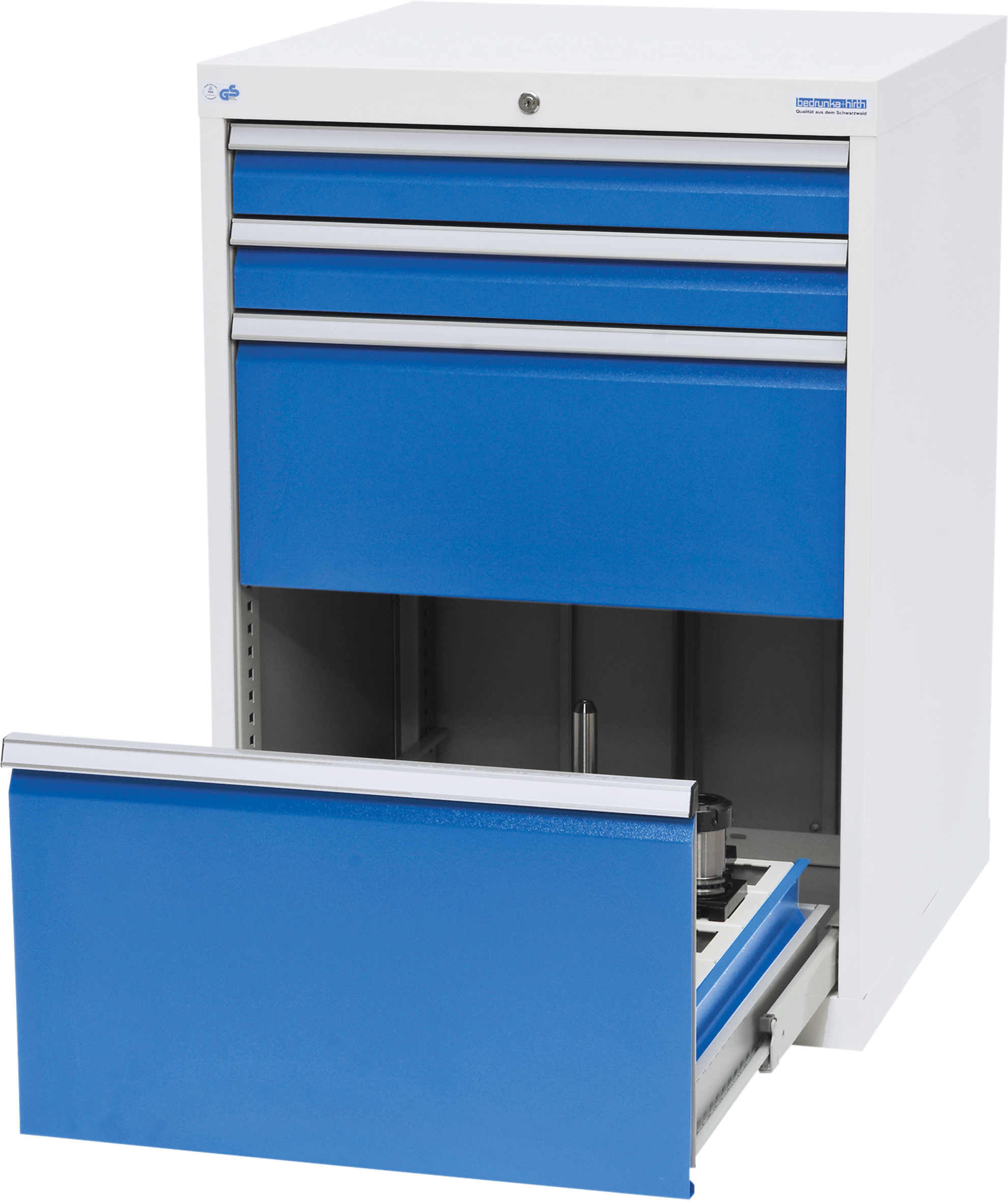 CNC- Schubladenschrank mit 4 Schubladen CNC- Schubladenschrank mit 4 Schubladen