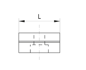 Zeichnung 2 Passsteine für Schraubstöcke, 16/18 mm