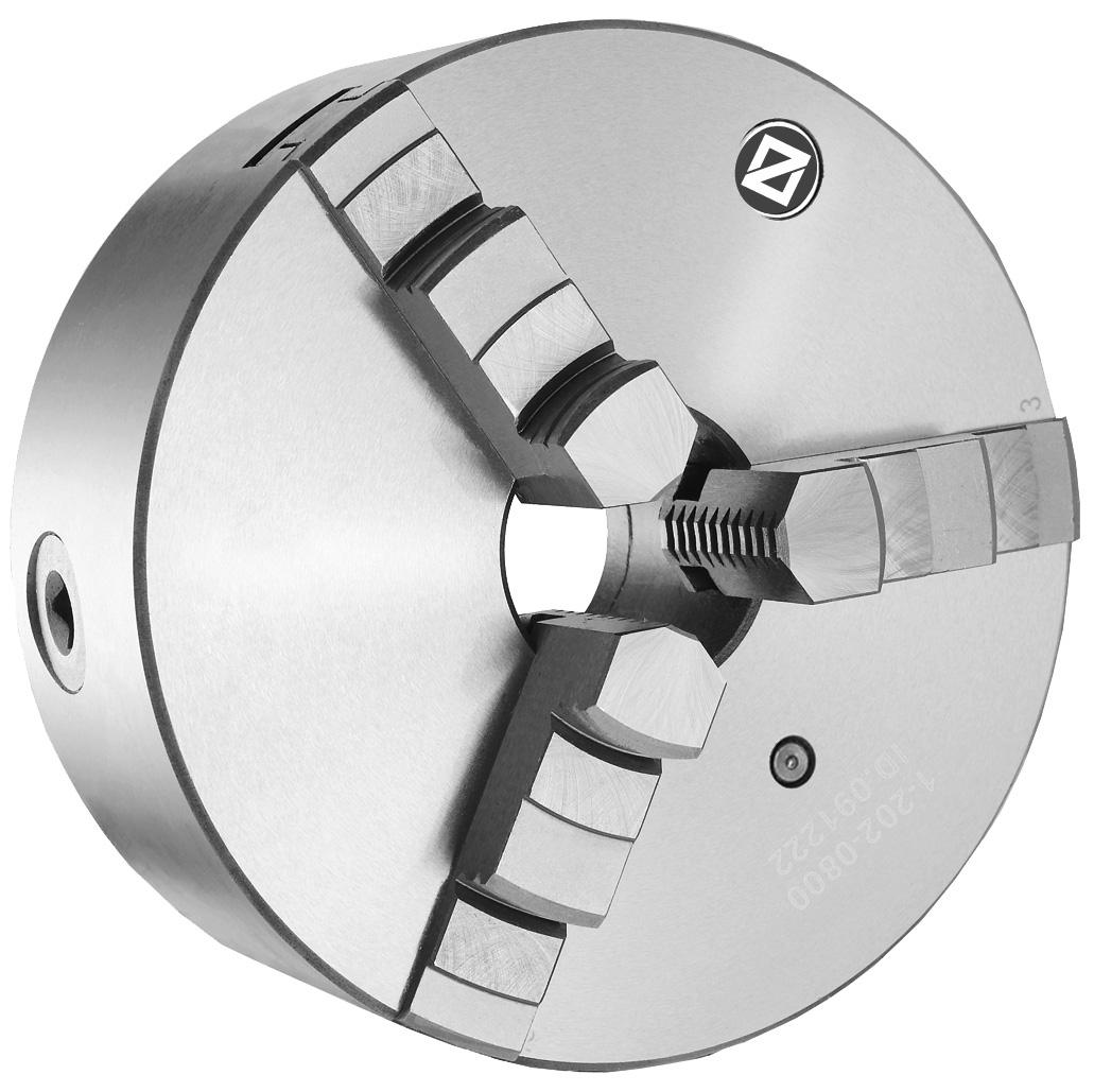 Three-jaw lathe chuck cast iron, DIN 6350 Ø 100 Three-jaw lathe chuck cast iron, DIN 6350 Ø 100