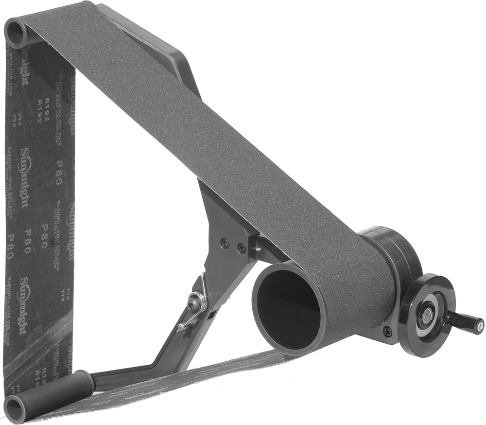 Schleifbandhalter manuell, Größe 2 / max. Ø 210 mm
