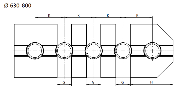 Zeichnung 3 Harte Grundbacken für Planscheiben Ø 630 mm Zeichnung 3 Harte Grundbacken für Planscheiben Ø 630 mm