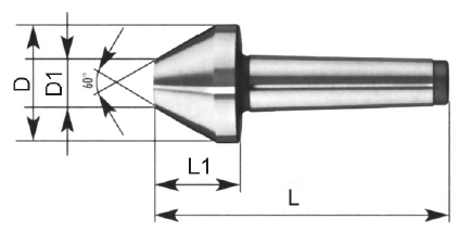 Fixed tube centre MT 5, D: 130 mm