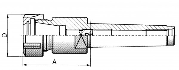 Zeichnung Spannzangenfutter ER 16 MK 3 Zeichnung Spannzangenfutter ER 16 MK 3
