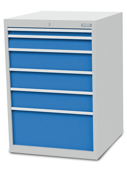 Schubladenschrank B 705 x T 736 x H 1019 mm mit 6 Schubladen R 24-24 Schubladenschrank B 705 x T 736 x H 1019 mm mit 6 Schubladen R 24-24