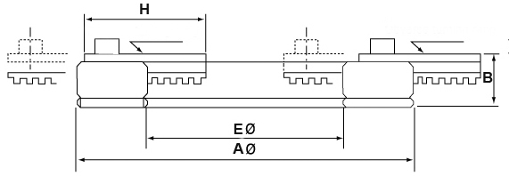 Drawing Jaw turning fixture for chucks 200-315 mm