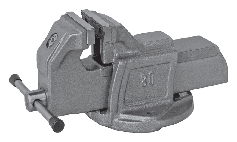 Heavy duty bench vice Bison type 1250-80L