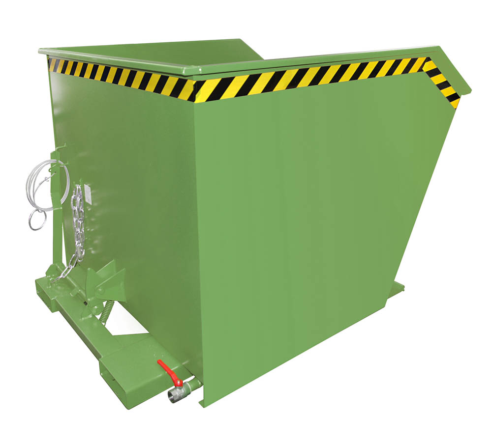 Spänebehälter SGU 100 lackiert resedagrün RAL 6011