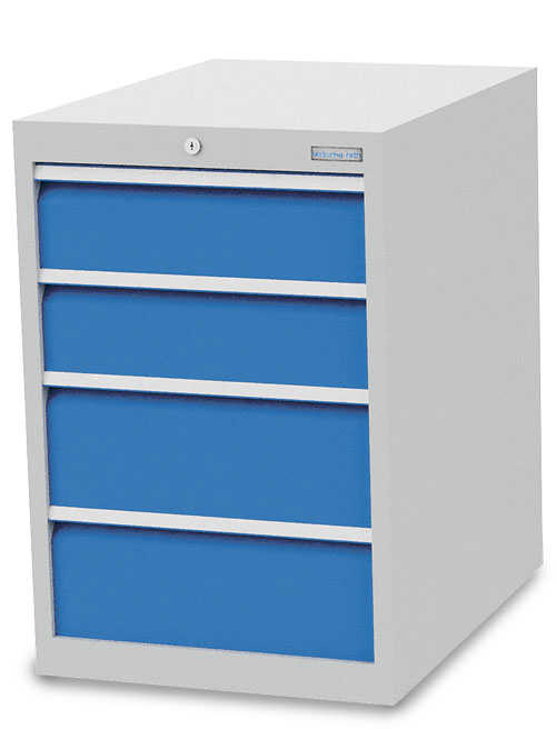 Schubladenschrank B 555 x T 736 x H 819 mm mit 4 Schubladen R 18-24