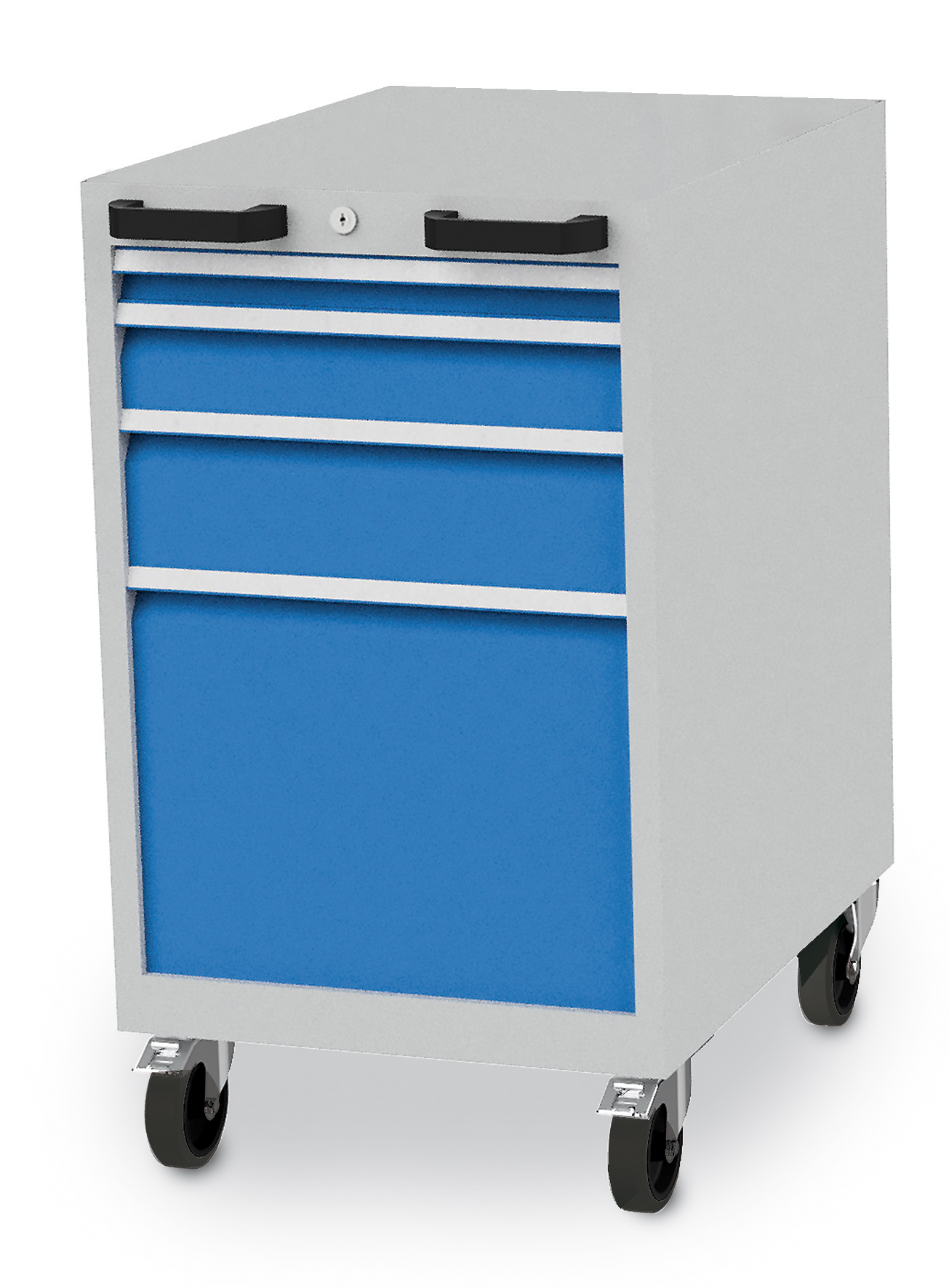 CNC- Schubladenschrank mobil mit 4 Schubladen CNC- Schubladenschrank mobil mit 4 Schubladen