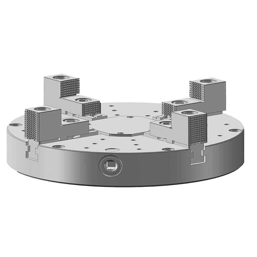 Vierbacken-Drehfutter Ø 500 mm, extraflach
