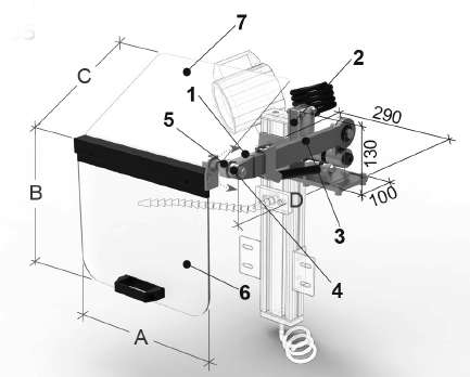 Safety guard 400 x 350 mm Safety guard 400 x 350 mm