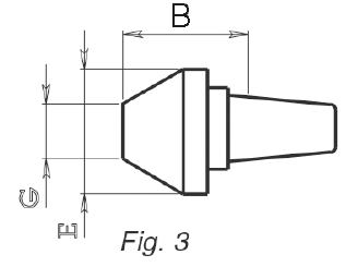 Einsatz 4 zur mitlaufenden Zentrierspitze VDI Einsatz 4 zur mitlaufenden Zentrierspitze VDI