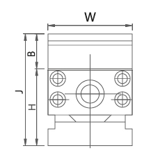 Zeichnung 2 Schraubstock, zentrisch spannend ZSM2-100XL