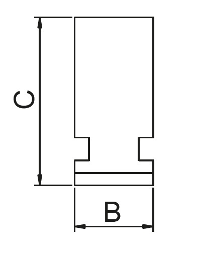 Drawing 1 Soft solid jaws for four-jaw chucks Ø 500 mm