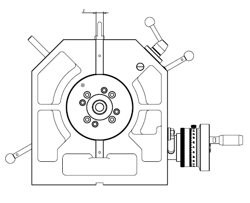 Zeichnung 3 Rundtisch Bison Typ 5859-500