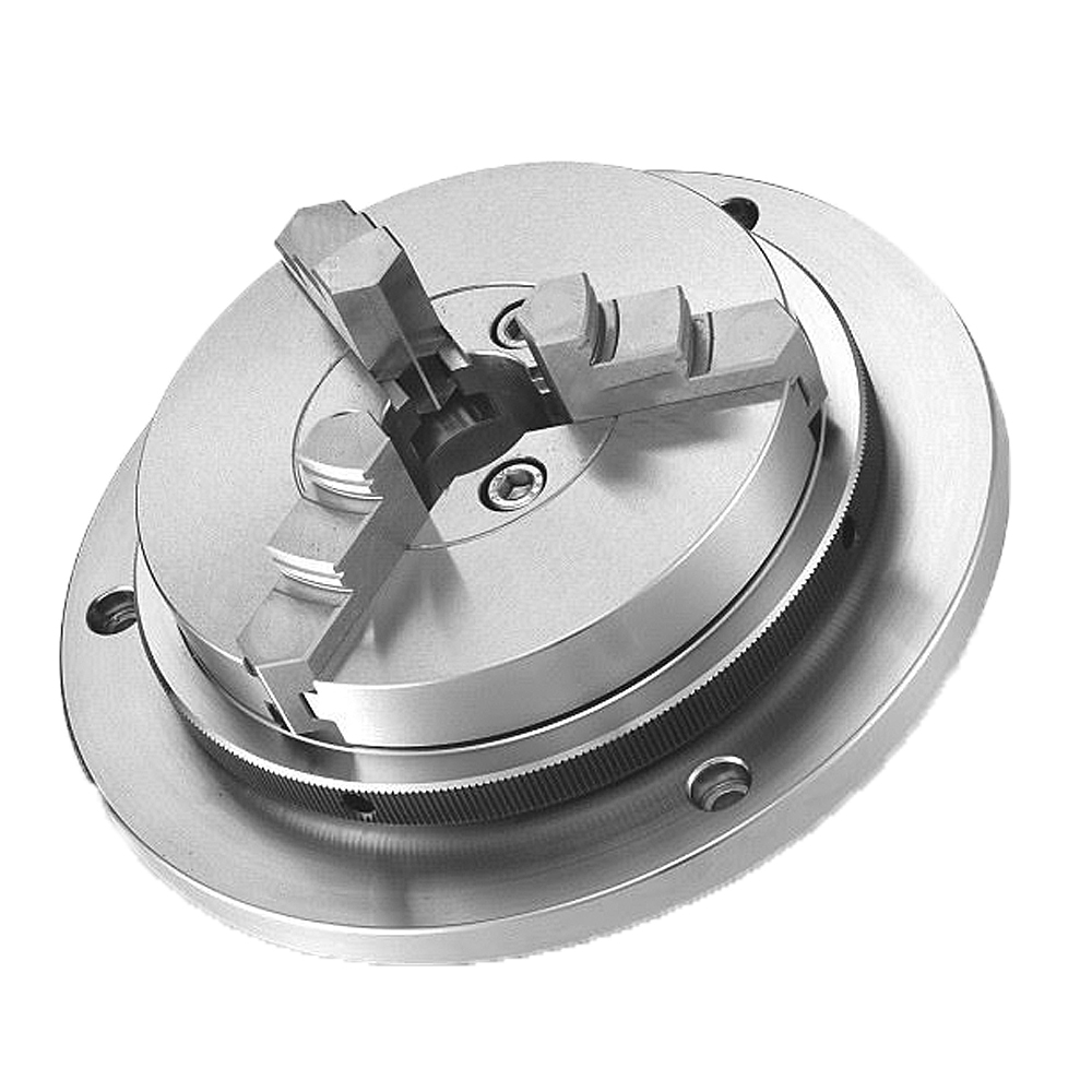 Lever scroll chuck Ø 110 mm, stainless steel