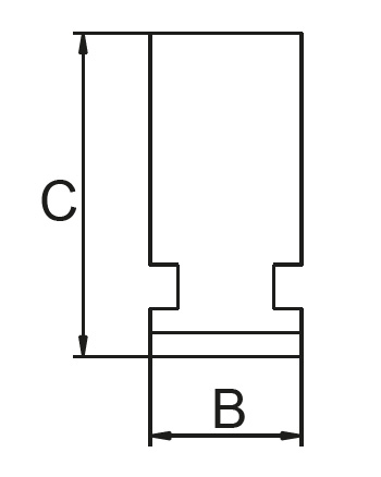 Zeichnung 2 Drehbacken für Dreibacken-Drehfutter Ø 80 mm