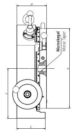 Drawing 2 Rotary table Bison type 5859-400