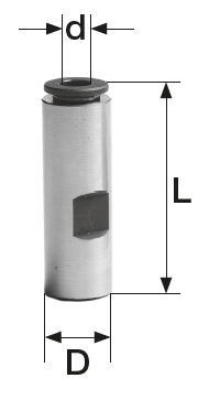 Drawing Tap holder for Weldon chucks 20 / 9,0 mm