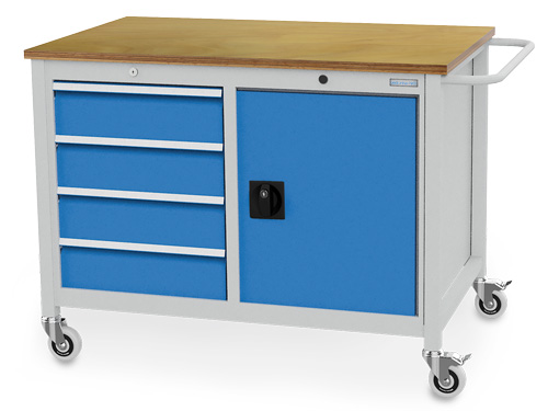Mobile Werkbank B 1250 x T 750 x H 935 mm R 18-24 Mobile Werkbank B 1250 x T 750 x H 935 mm R 18-24