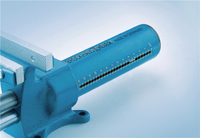 Anwendung 1 Schraubstock HEUER Compact 120 mm Anwendung 1 Schraubstock HEUER Compact 120 mm