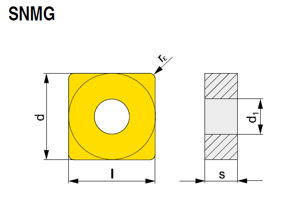 Pramet Wendeschneidplatte SNMG 120408E-NF T9325