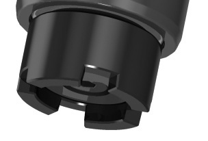 Angetriebenes Werkzeug für OKUMA Revolver VDI 40, mit IK