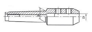 Drawing End mill adapter WELDON, MT 4 / D: 10 mm