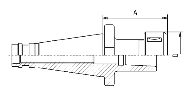 Zeichnung Spannzangenfutter SK40 OZ32, DIN 2080 Zeichnung Spannzangenfutter SK40 OZ32, DIN 2080