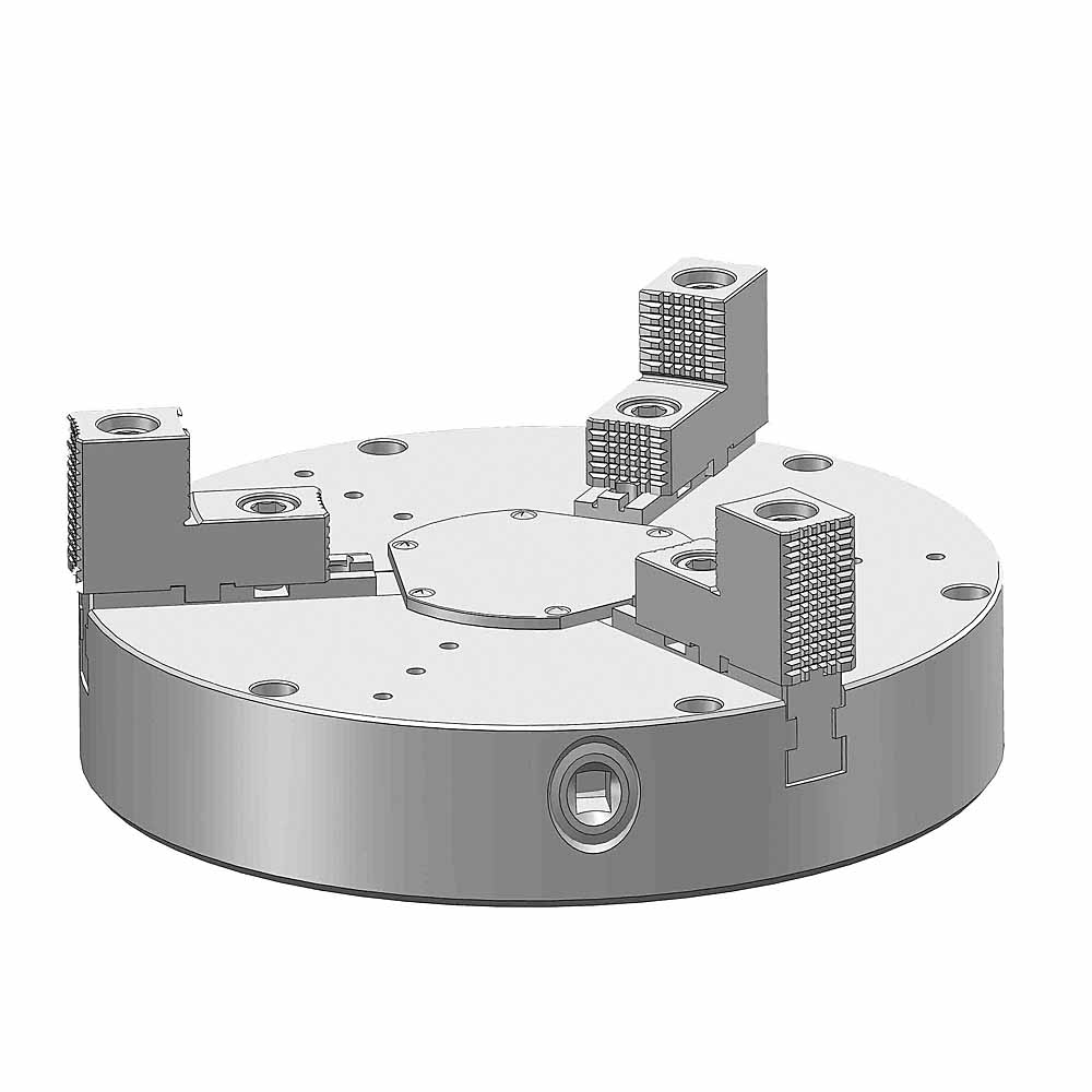 Dreibacken-Drehfutter Ø 1000 mm, extraflach