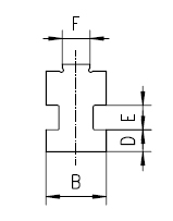 Zeichnung 1 Harte Grundbacken für Keilstangenfutter Ø 160 mm