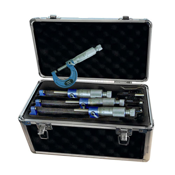 Outside micrometer set 200 - 300 mm 4 pieces DIN 863